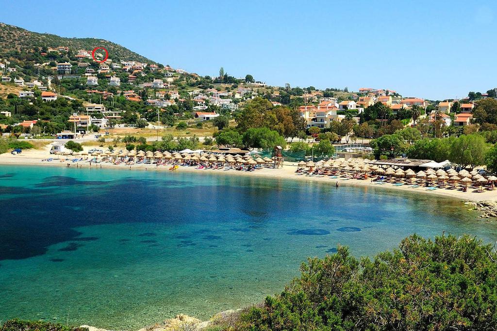 Апартаменты Seaview Near Athens & Sounio Анависсос Экстерьер фото
